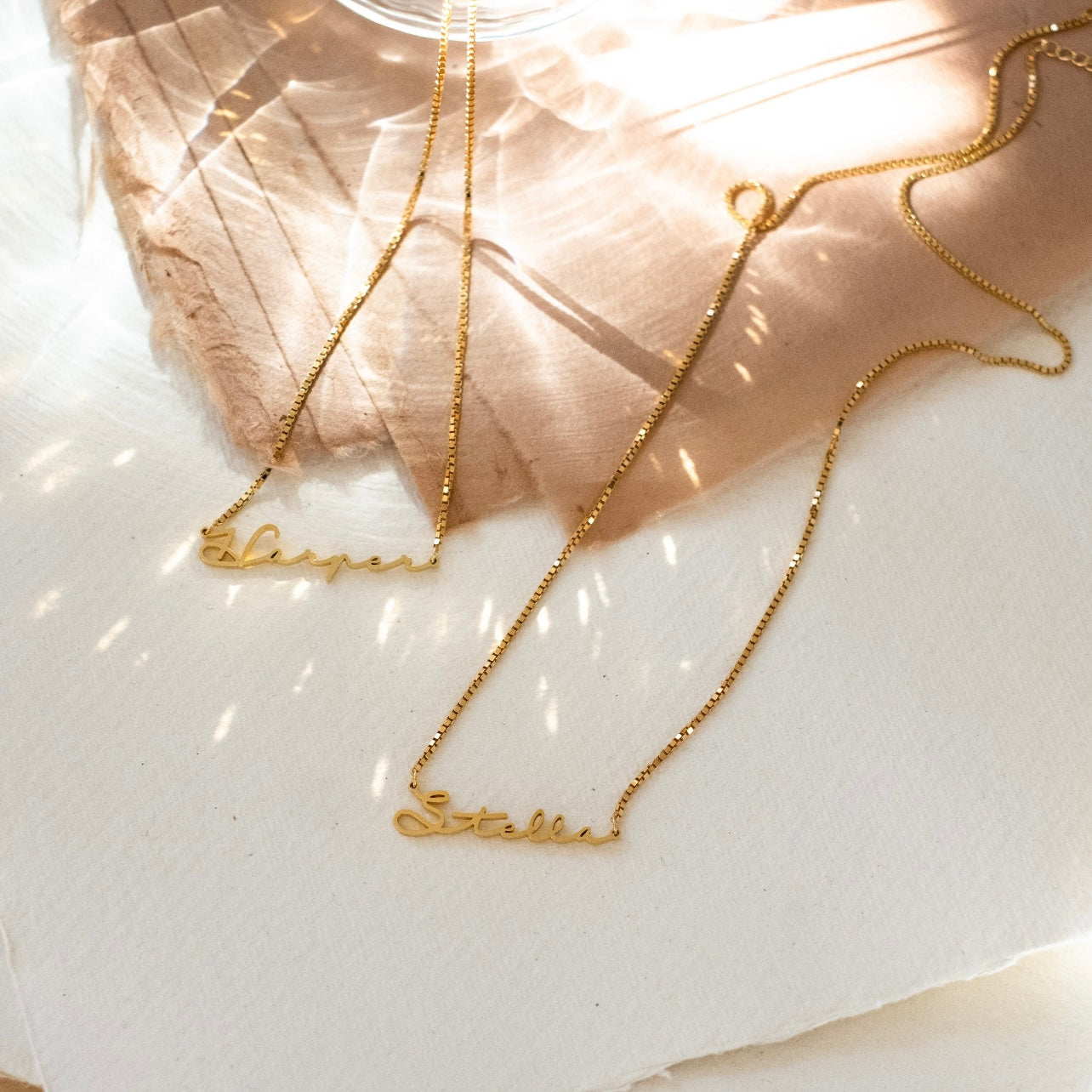 Luxe Script Name Necklace