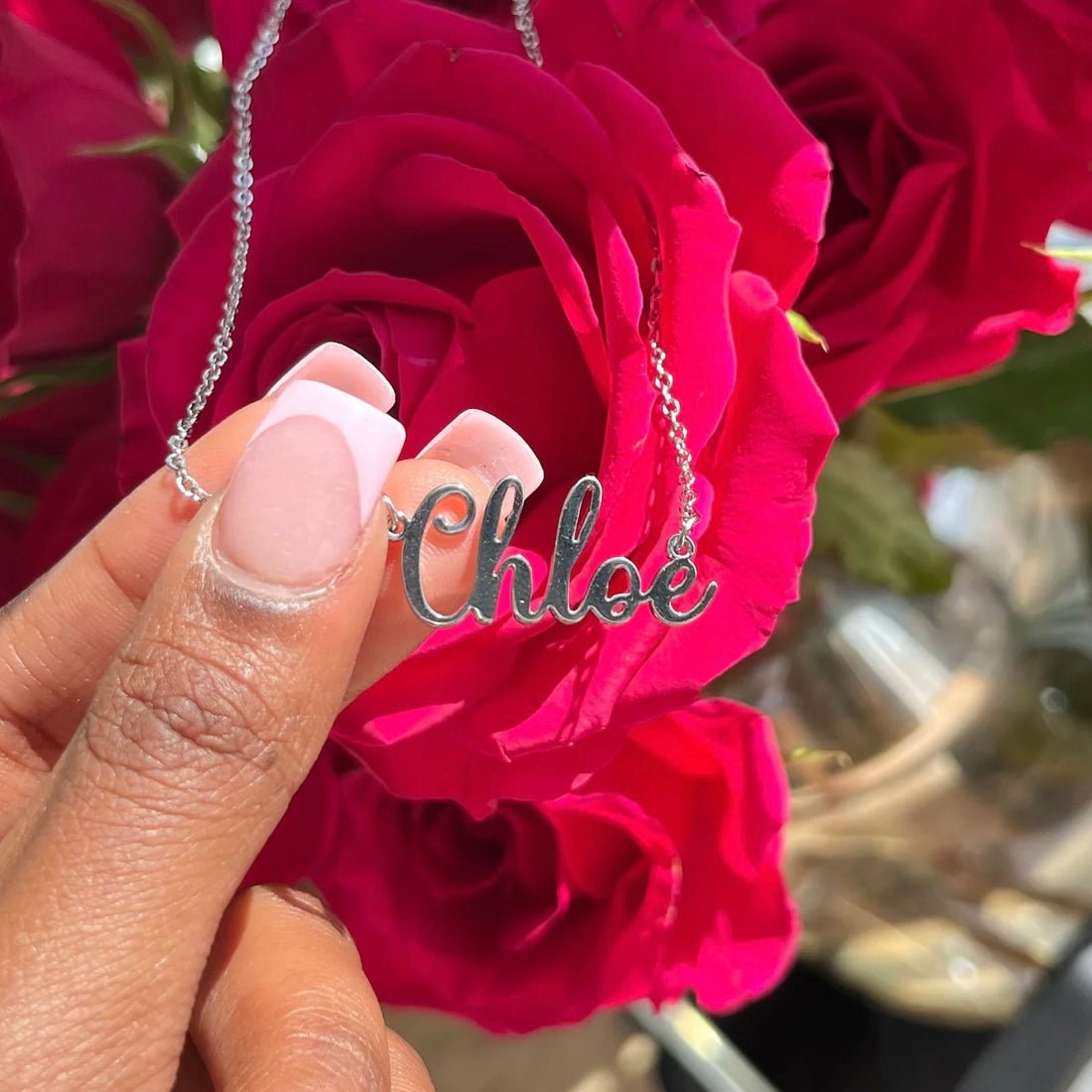 Amore Script Custom Name Necklace