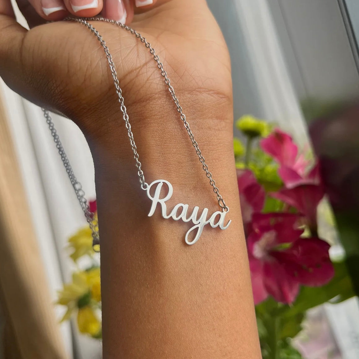 Amore Script Custom Name Necklace